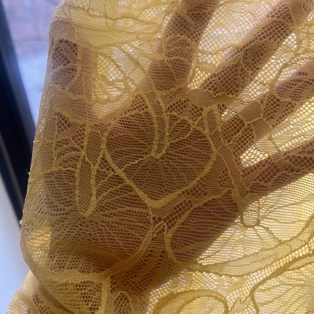 Only Hearts Yellow Lace Maxi Dress - Picture 2 of 2